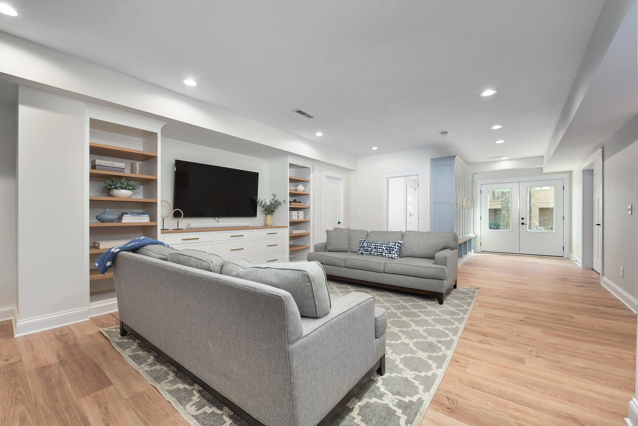 Sofa in Basement