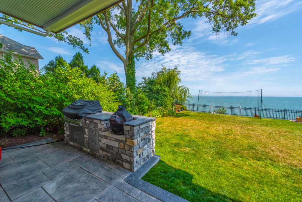 Backyard Featuring Grill