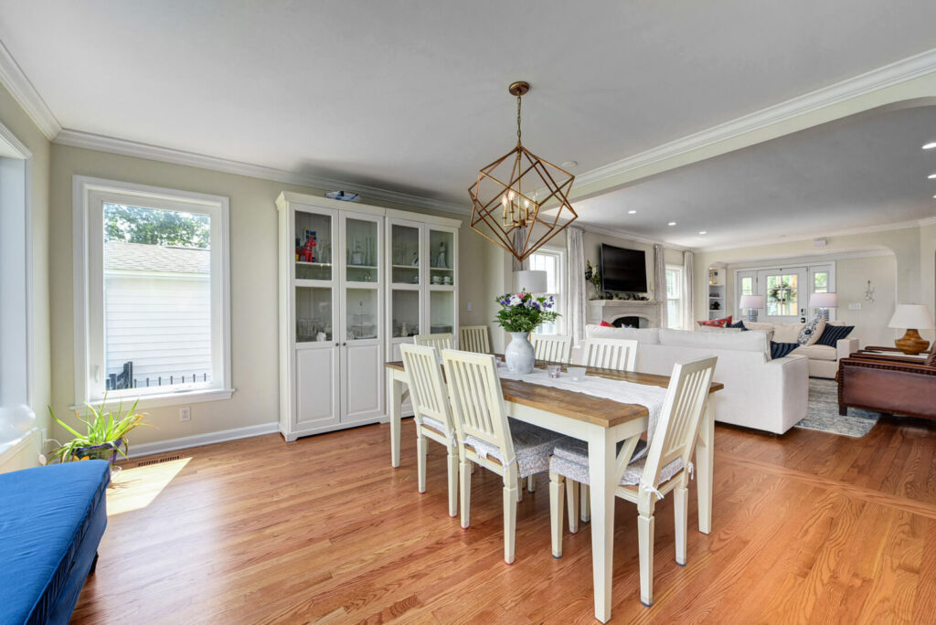 Dining Room Featuring Hardwood Floors