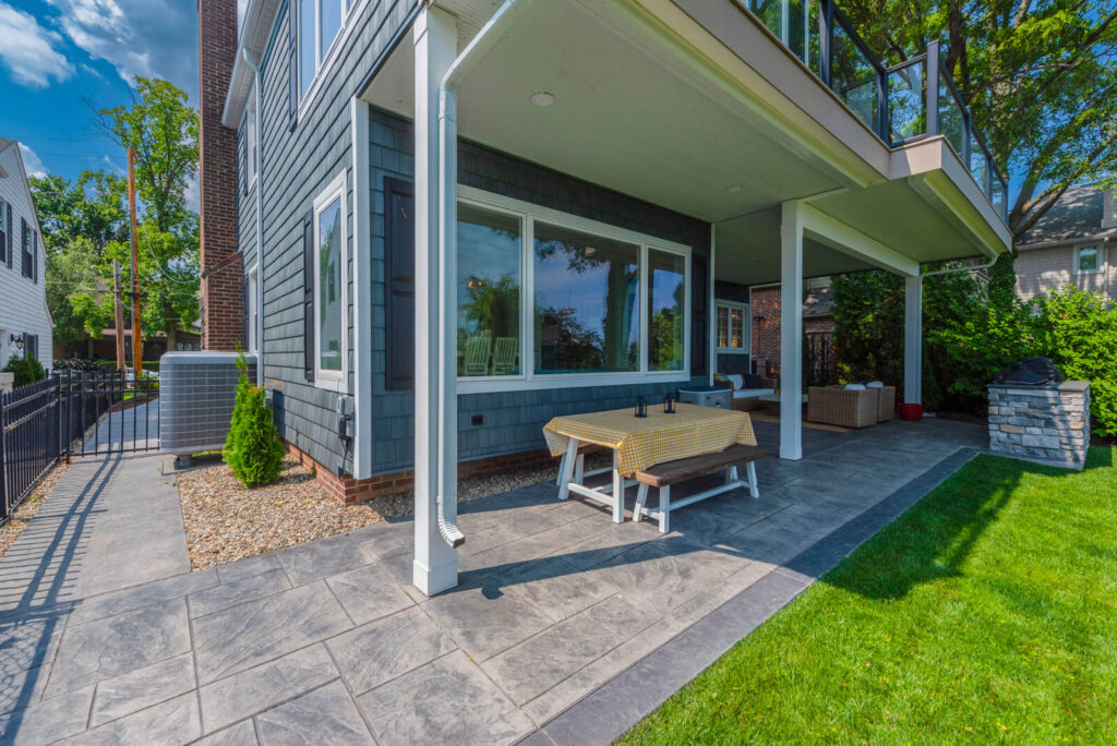 Patio Featuring Table Chairs